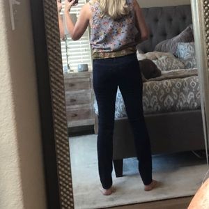 CAbi like brand new dark wash skinny jeans size 4